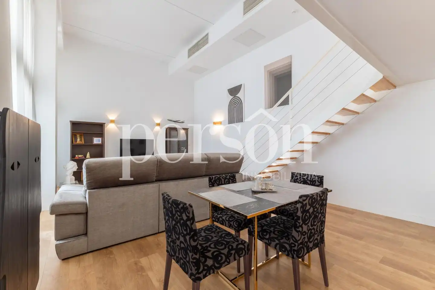 Sala de estar de Loft de alquiler en Xirivella con Aire acondicionado y Amueblado