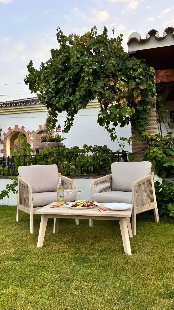 Terrasse von Country house zur Miete in Alozaina mit Klimaanlage, Privatgarten und Abstellraum