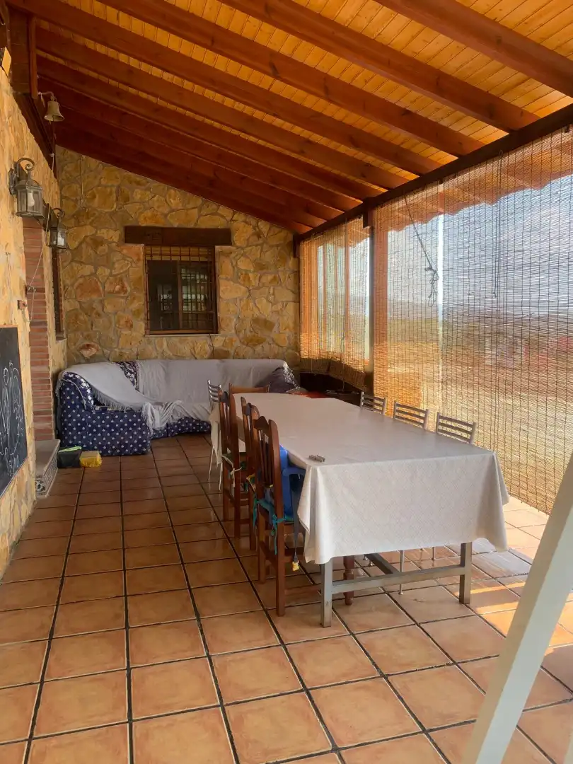 Terraza de Finca rústica en venta en Sierra Engarcerán con Aire acondicionado, Terraza y Trastero