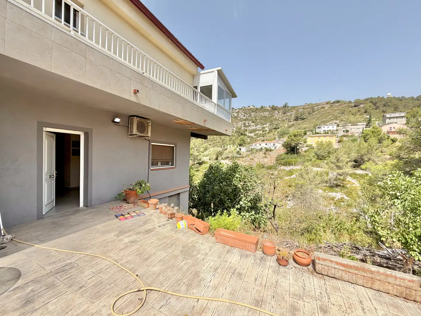 Terrassa de Casa o xalet en venda en Olesa de Bonesvalls amb Calefacció, Jardí privat i Terrassa