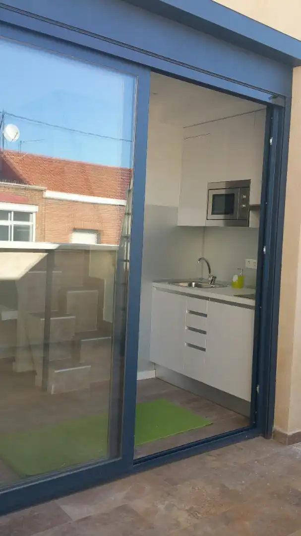 Cuina de Àtic de lloguer en Madrid amb Aire condicionat, Calefacció i Terrassa