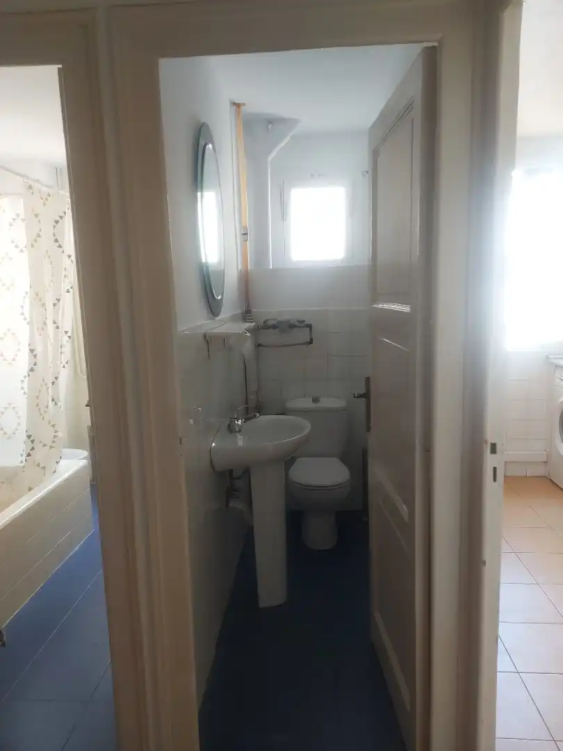Badezimmer von Wohnung zur Miete in Zaragoza mit Heizung, Möbliert und Ofen
