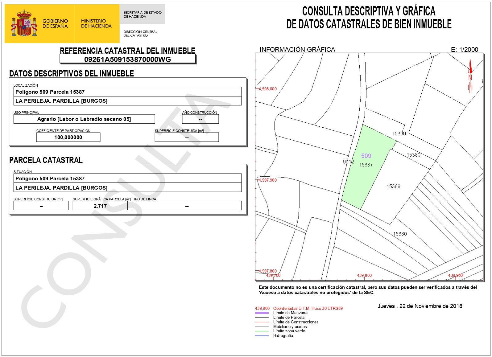 Terreno en venta en Fuentenebro