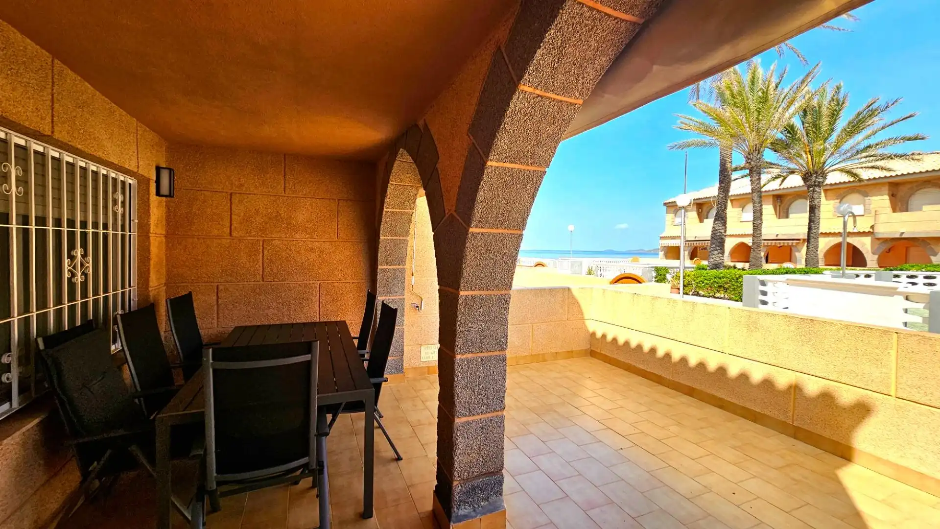 Terraza de Casa o chalet en venta en La Manga del Mar Menor con Aire acondicionado, Jardín privado y Balcón