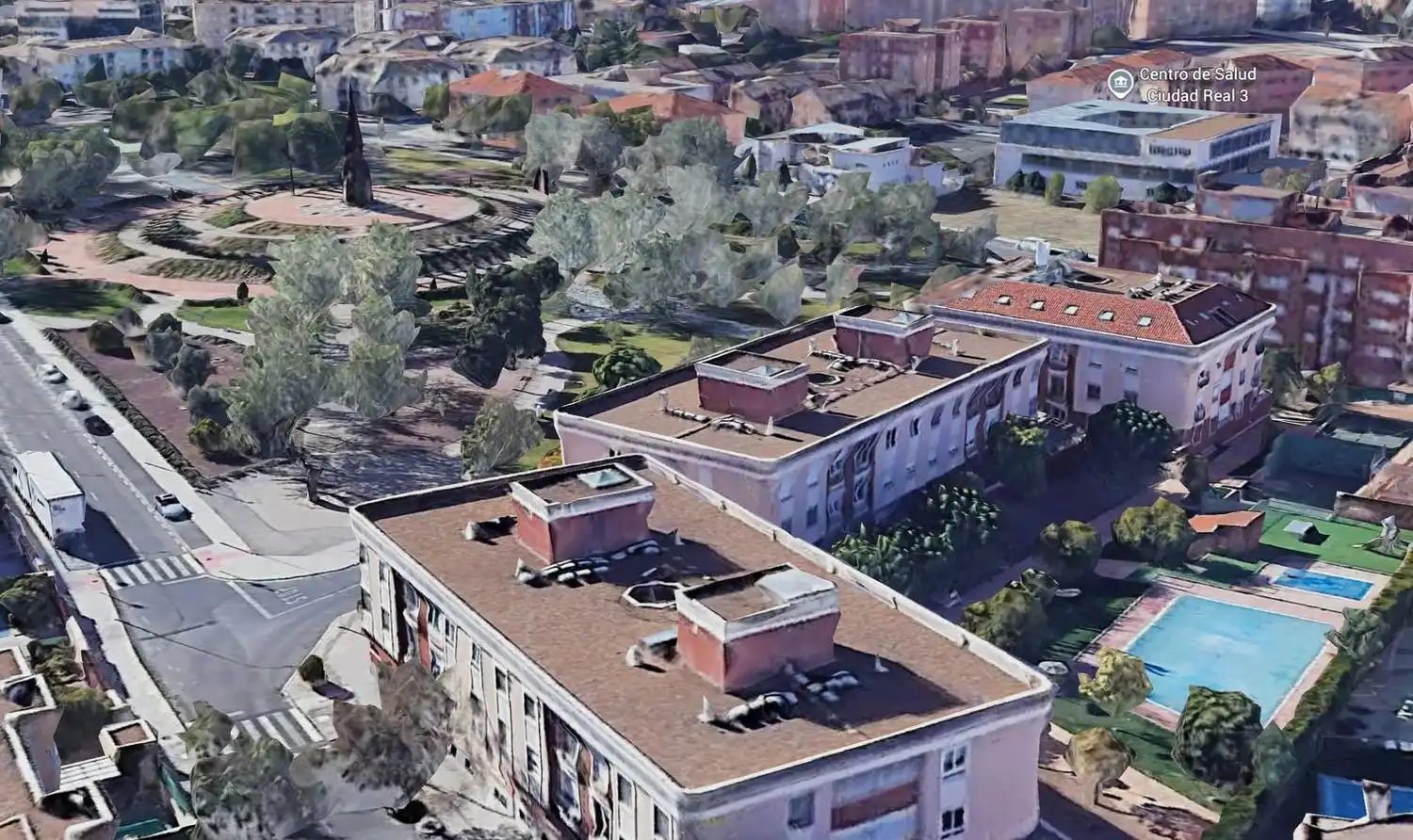 Exterior view of Flat for sale in Ciudad Real  with Air Conditioner, Heating and Terrace
