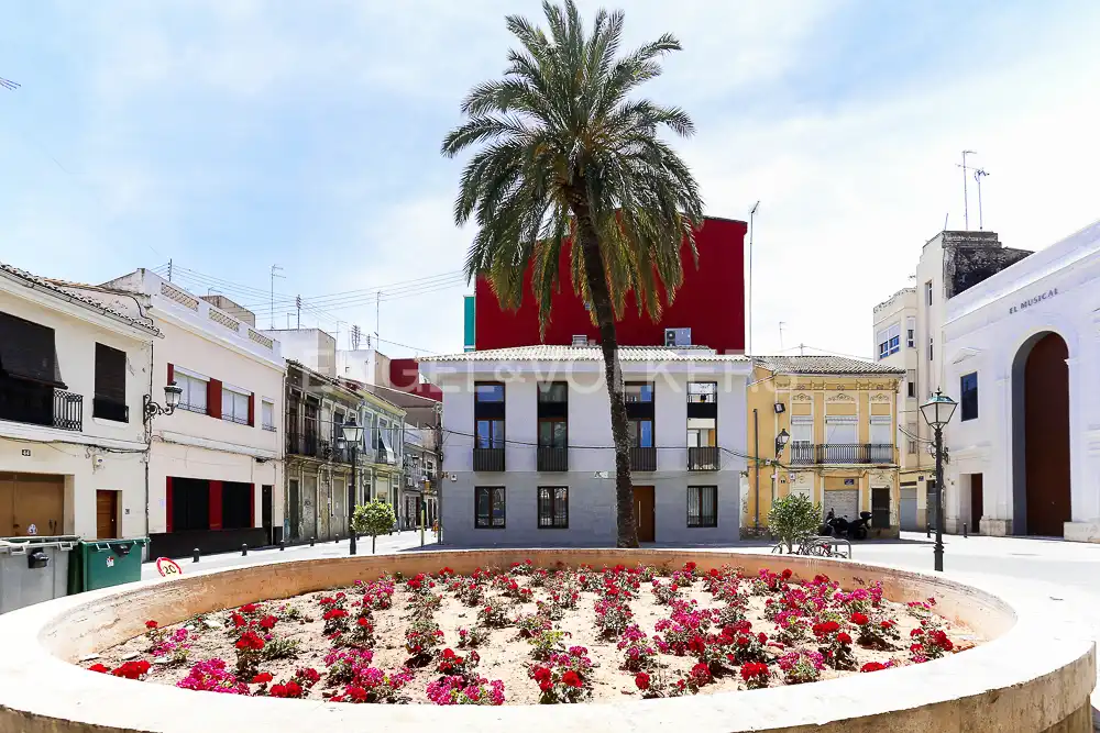 Vista exterior de Piso de alquiler en Valencia con Aire acondicionado, Calefacción y Terraza