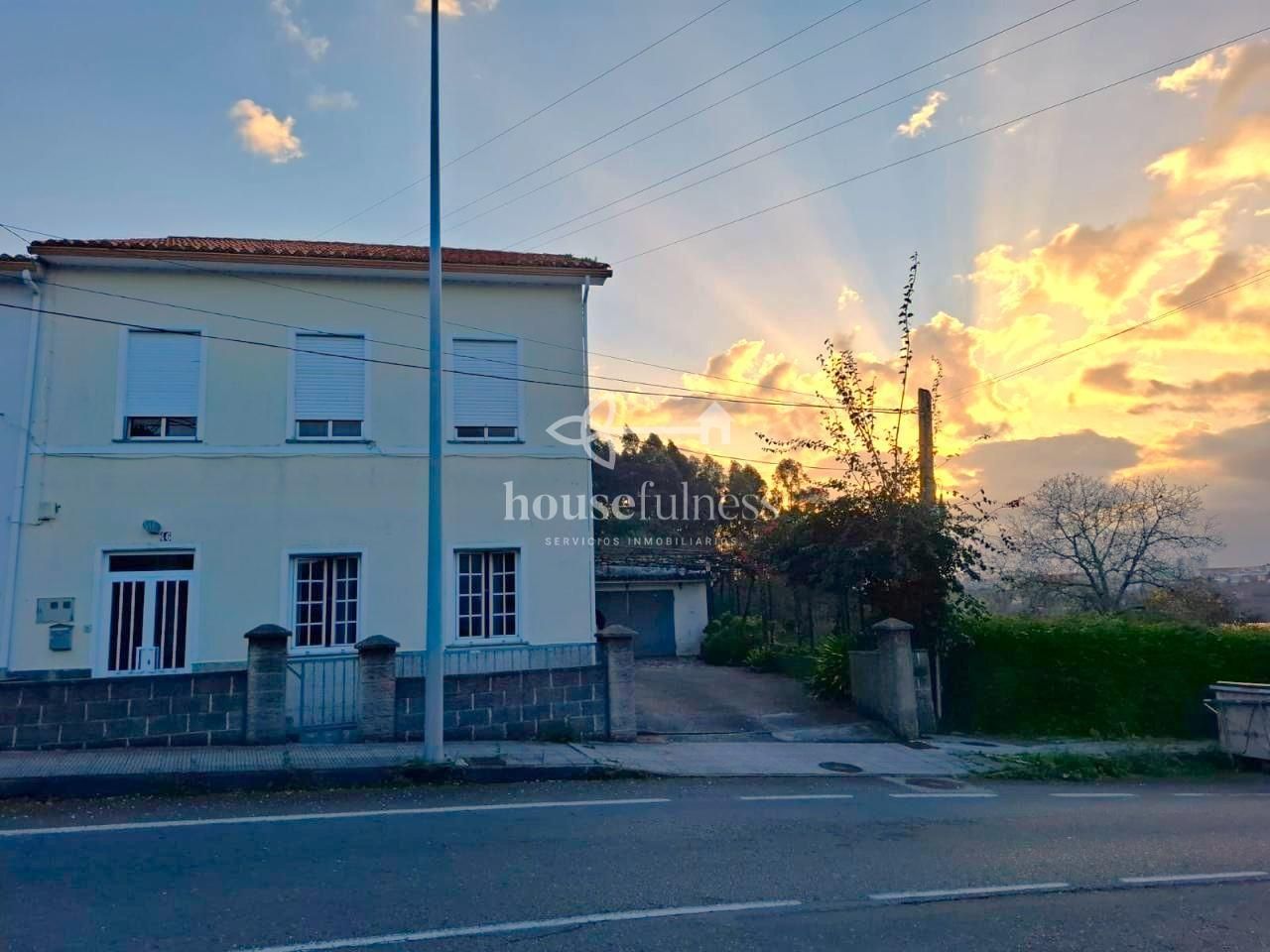 Exterior view of Single-family semi-detached for sale in Ferrol  with Heating, Private garden and Terrace