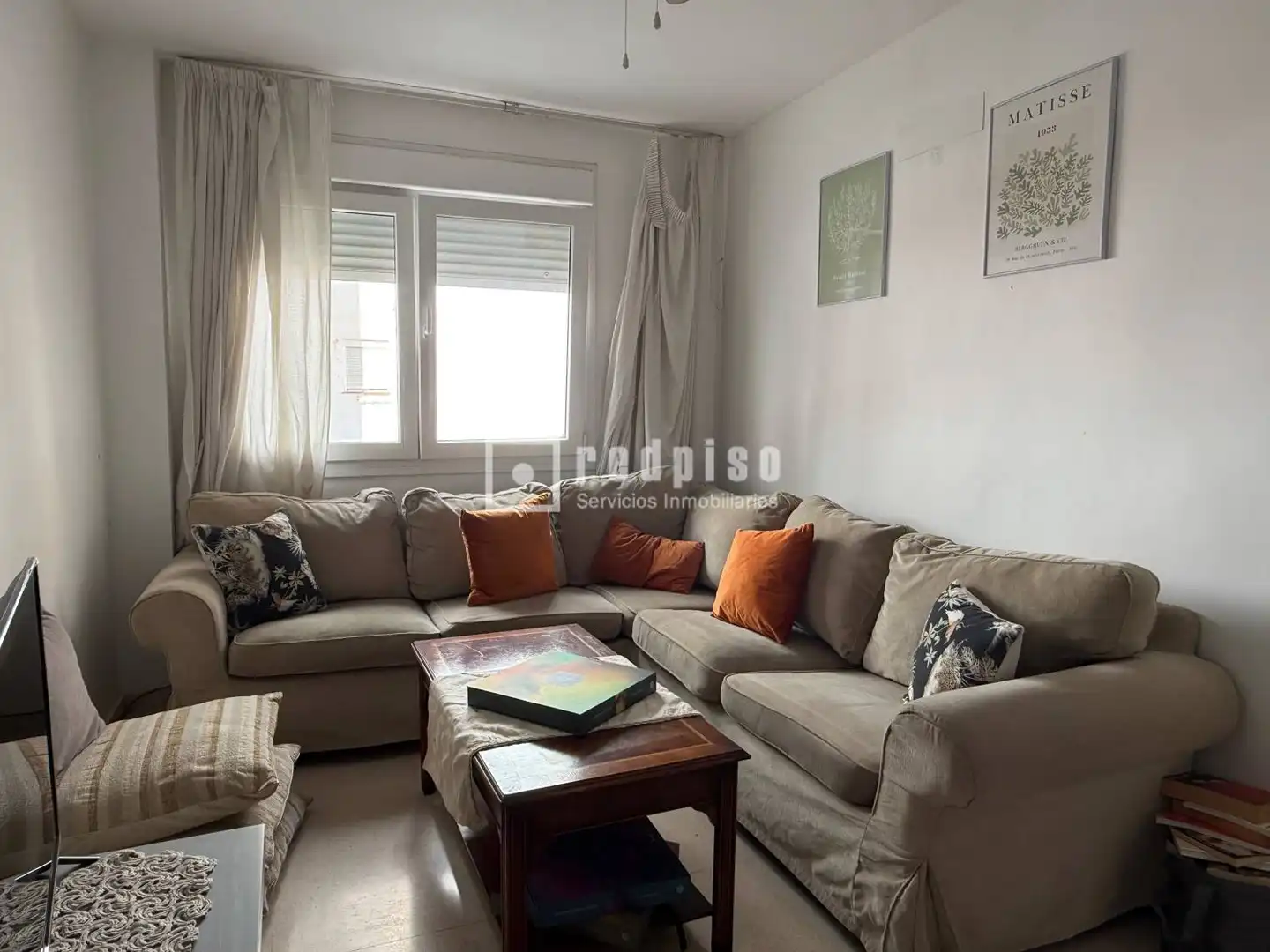 Sala de estar de Piso de alquiler en Málaga con Calefacción y Amueblado