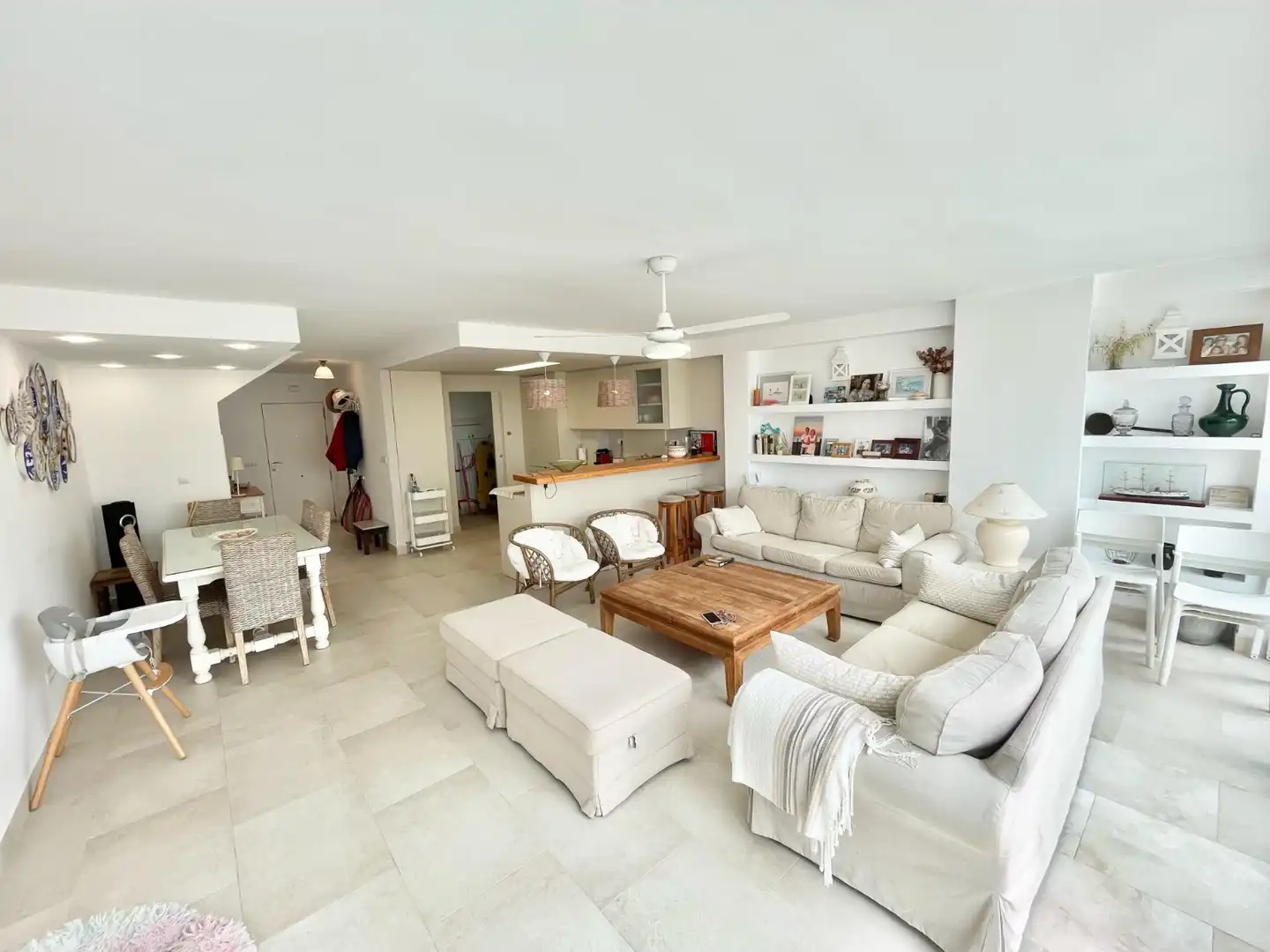 Living room of Houses for rent in La Manga del Mar Menor  with Air Conditioner, Heating and Terrace