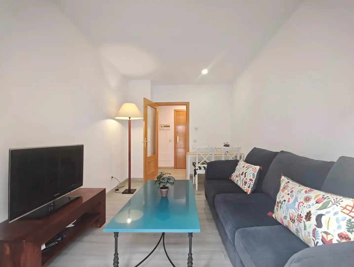 Sala de estar de Piso de alquiler en Madrid con Aire acondicionado, Calefacción y Amueblado