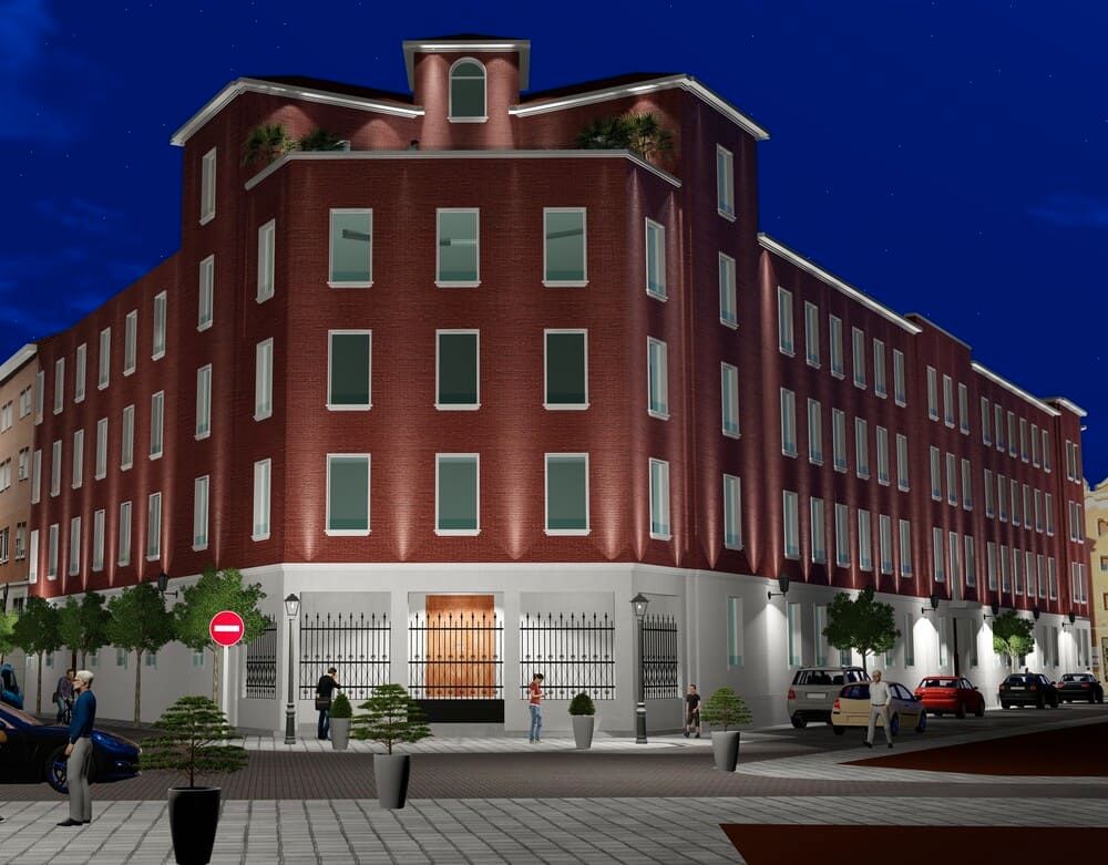 Vista exterior de Apartamento en venta en Palencia Capital con Piscina comunitaria