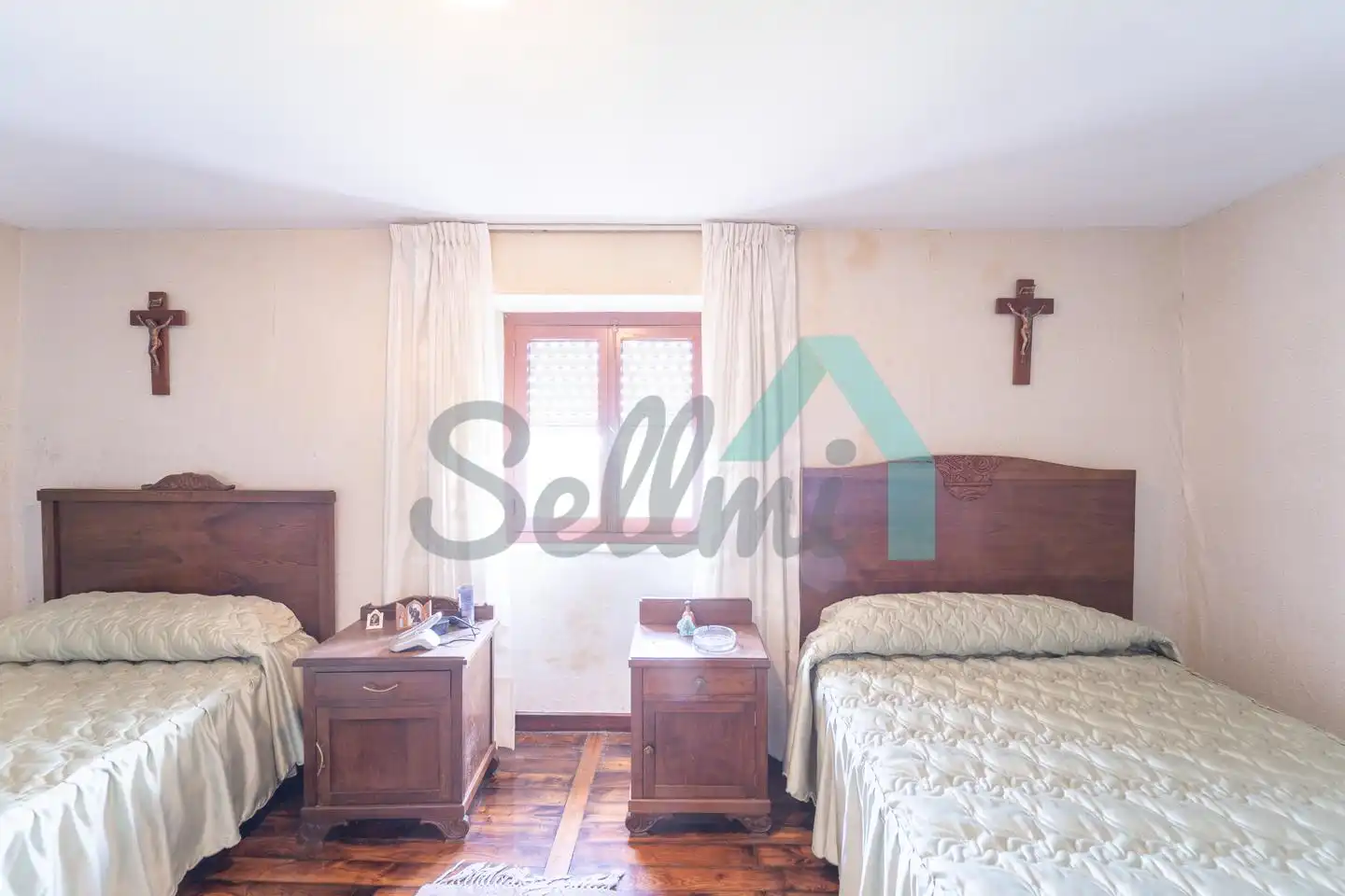Bedroom of Houses for sale in Valdés - Luarca  with Private garden and Parquet flooring