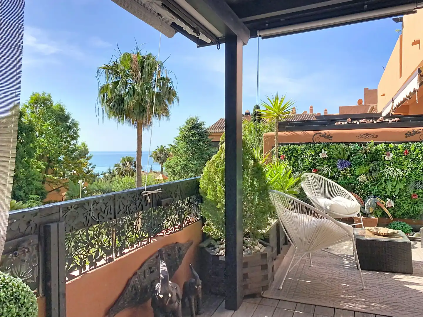 Terrassa de Apartament en venda en Estepona amb Aire condicionat, Terrassa i Piscina