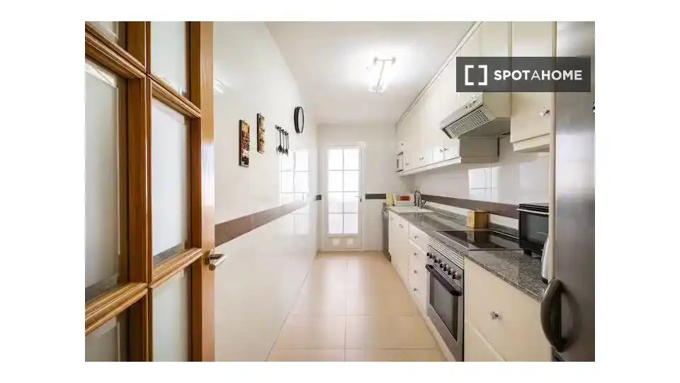 Kitchen of Apartments for share in Pilar de la Horadada  with Air Conditioner, Terrace and Furnished