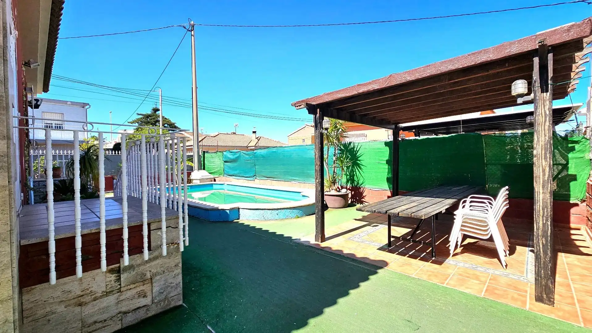 Piscina de Casa o chalet en venta en Cartagena con Aire acondicionado, Jardín privado y Piscina