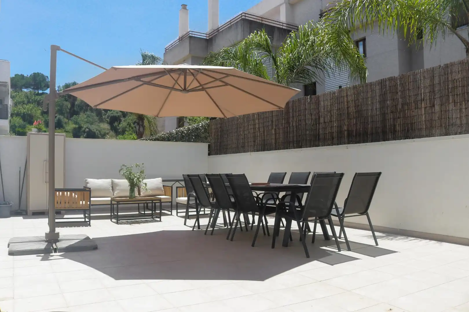 Terraza de Planta baja en venta en Mijas con Aire acondicionado, Jardín privado y Terraza