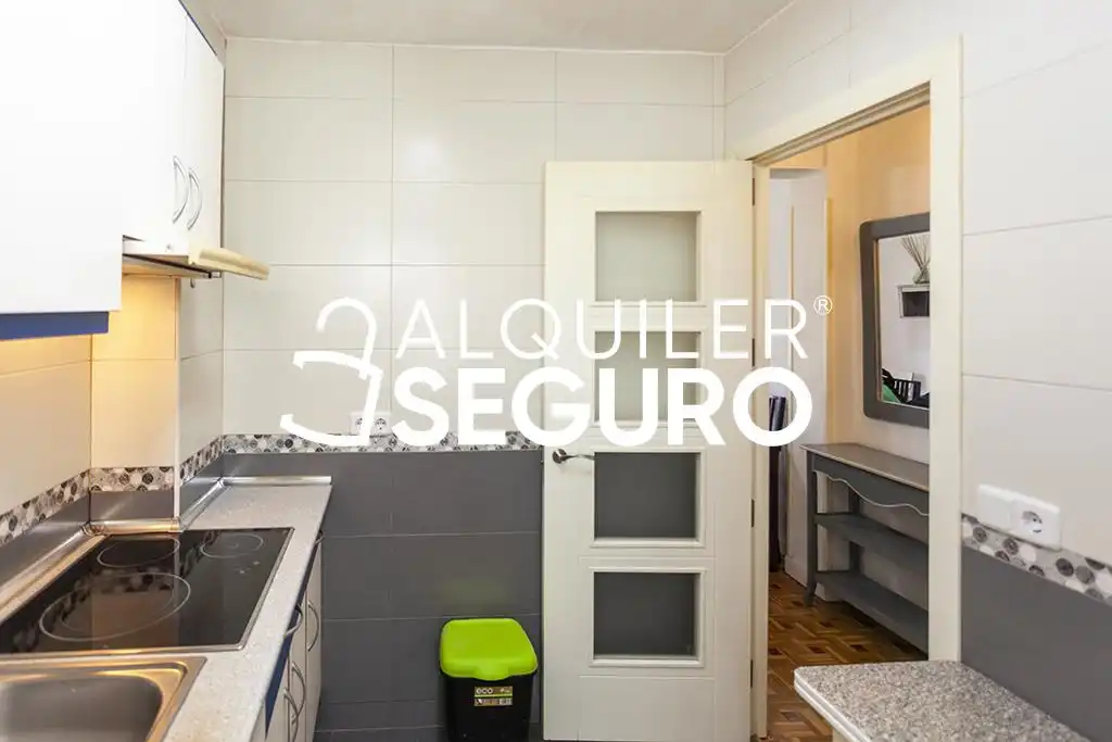 Cocina de Piso de alquiler en Madrid con Calefacción, Terraza y Amueblado