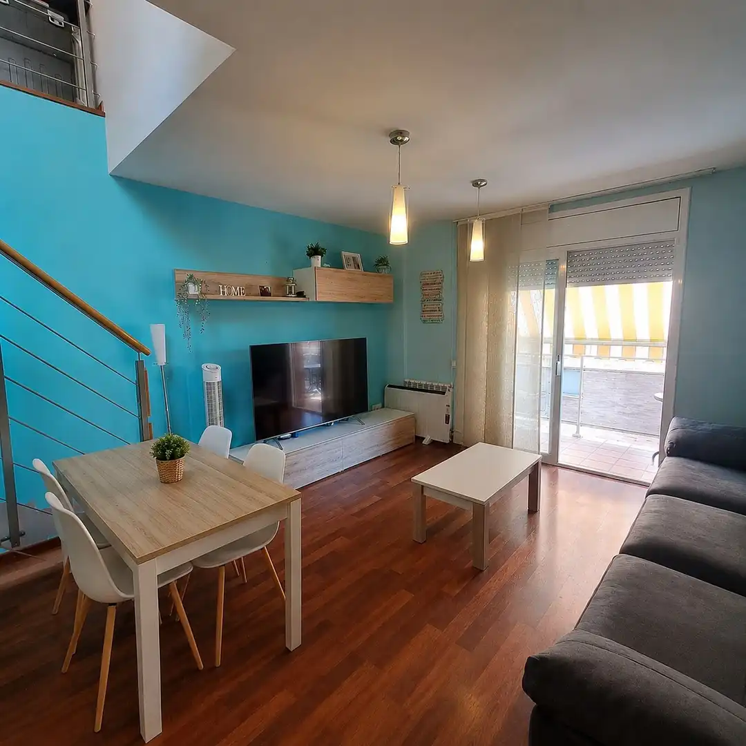 Sala d'estar de Dúplex en venda en Castellbisbal amb Calefacció, Parquet i Terrassa
