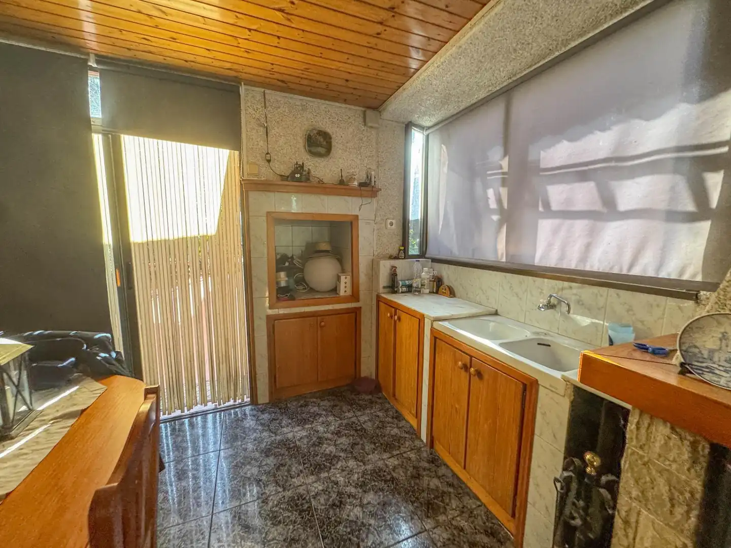 Cocina de Casa o chalet en venta en Sant Esteve Sesrovires con Aire acondicionado, Calefacción y Balcón