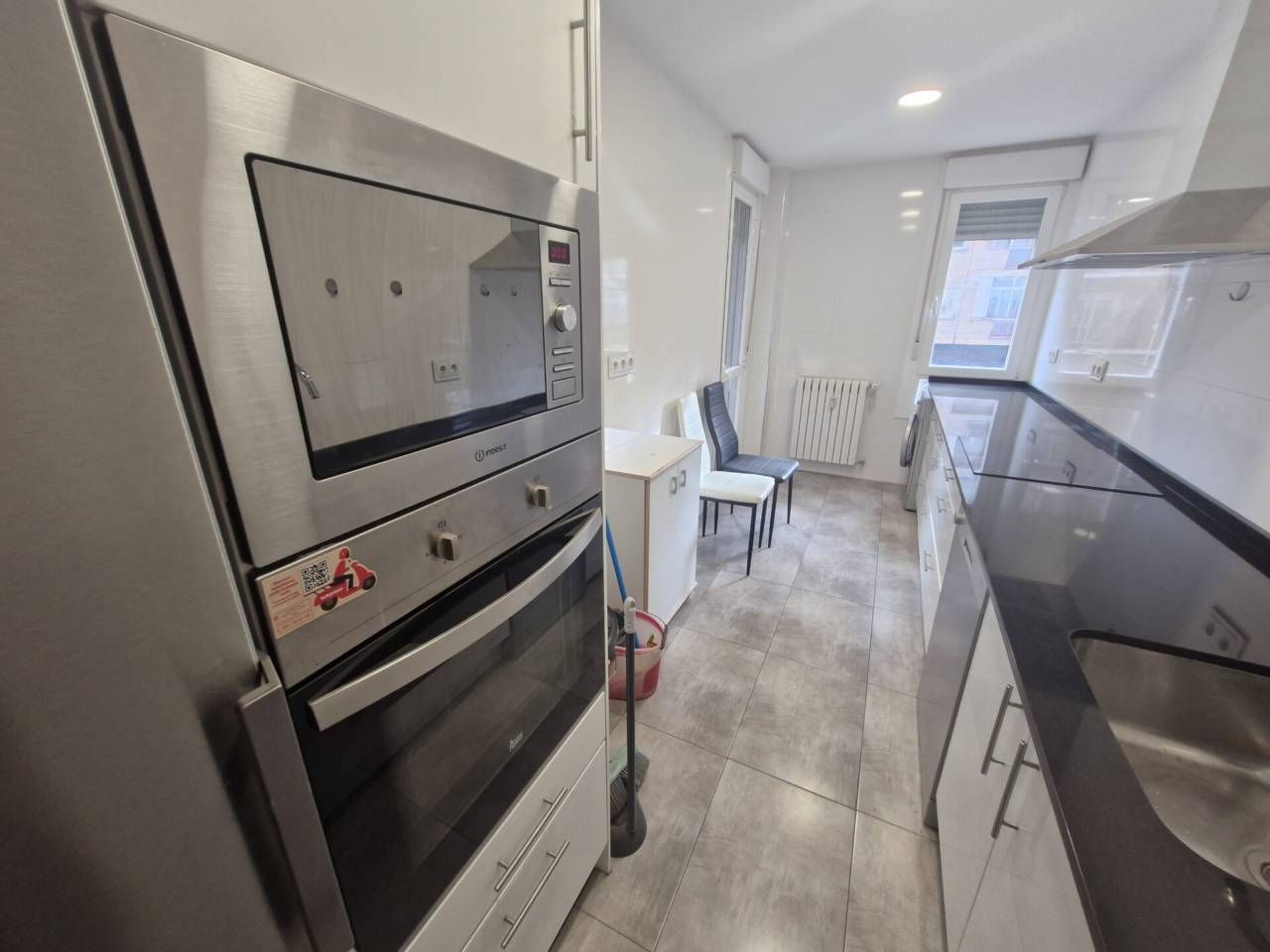 Kitchen of Flat for sale in  Logroño  with Heating, Parquet flooring and Terrace