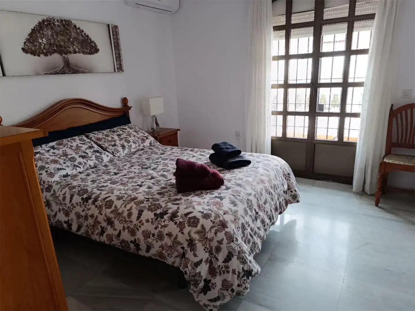 Bedroom of Houses for rent in Mijas  with Air Conditioner, Private garden and Furnished