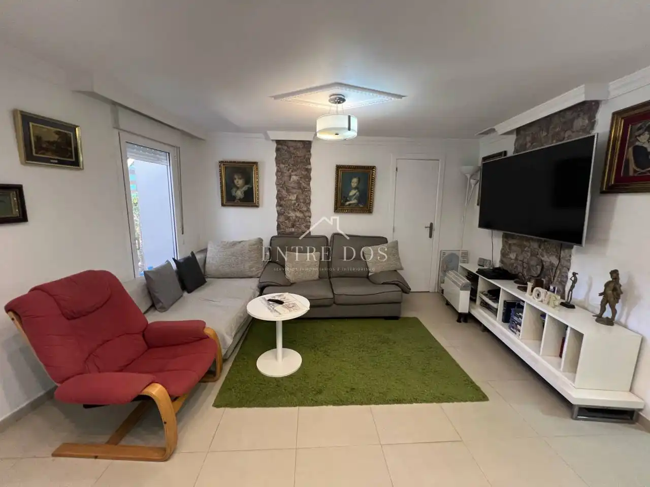 Sala de estar de Piso en venta en Castellón de la Plana / Castelló de la Plana con Aire acondicionado, Trastero y Amueblado