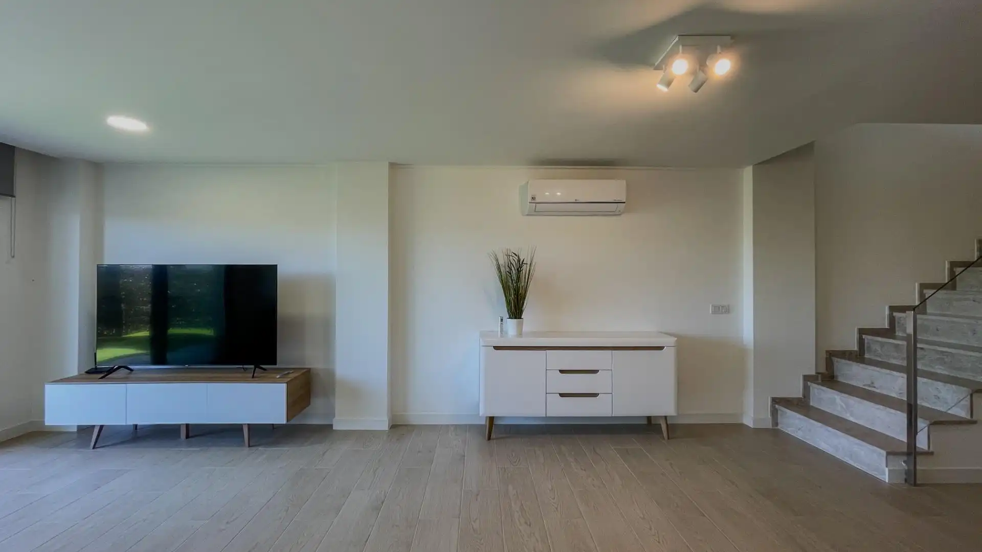 Wohnzimmer von Dachboden zum Verkauf in Finestrat mit Klimaanlage, Terrasse und Möbliert