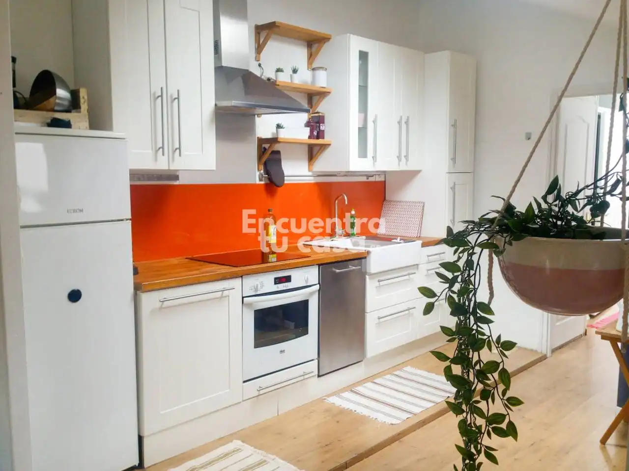 Cocina de Ático en venta en Ciboure con Calefacción, Parquet y Amueblado