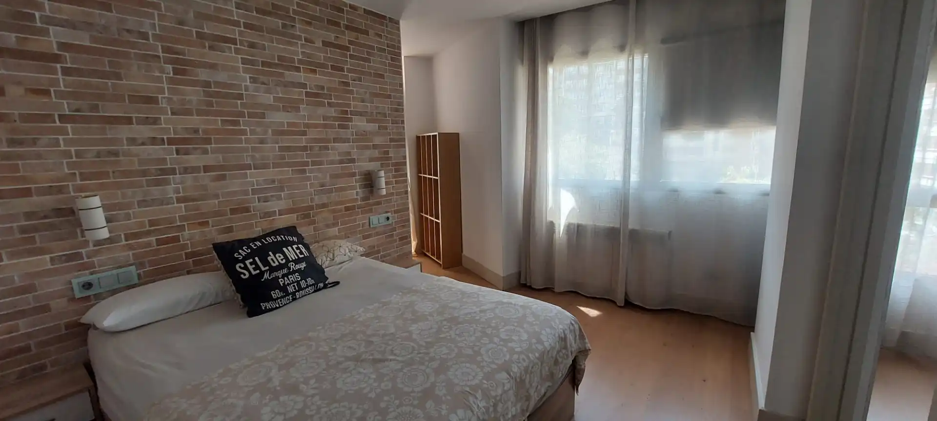 Dormitori de Apartament de lloguer en Murcia amb Aire condicionat, Calefacció i Moblat