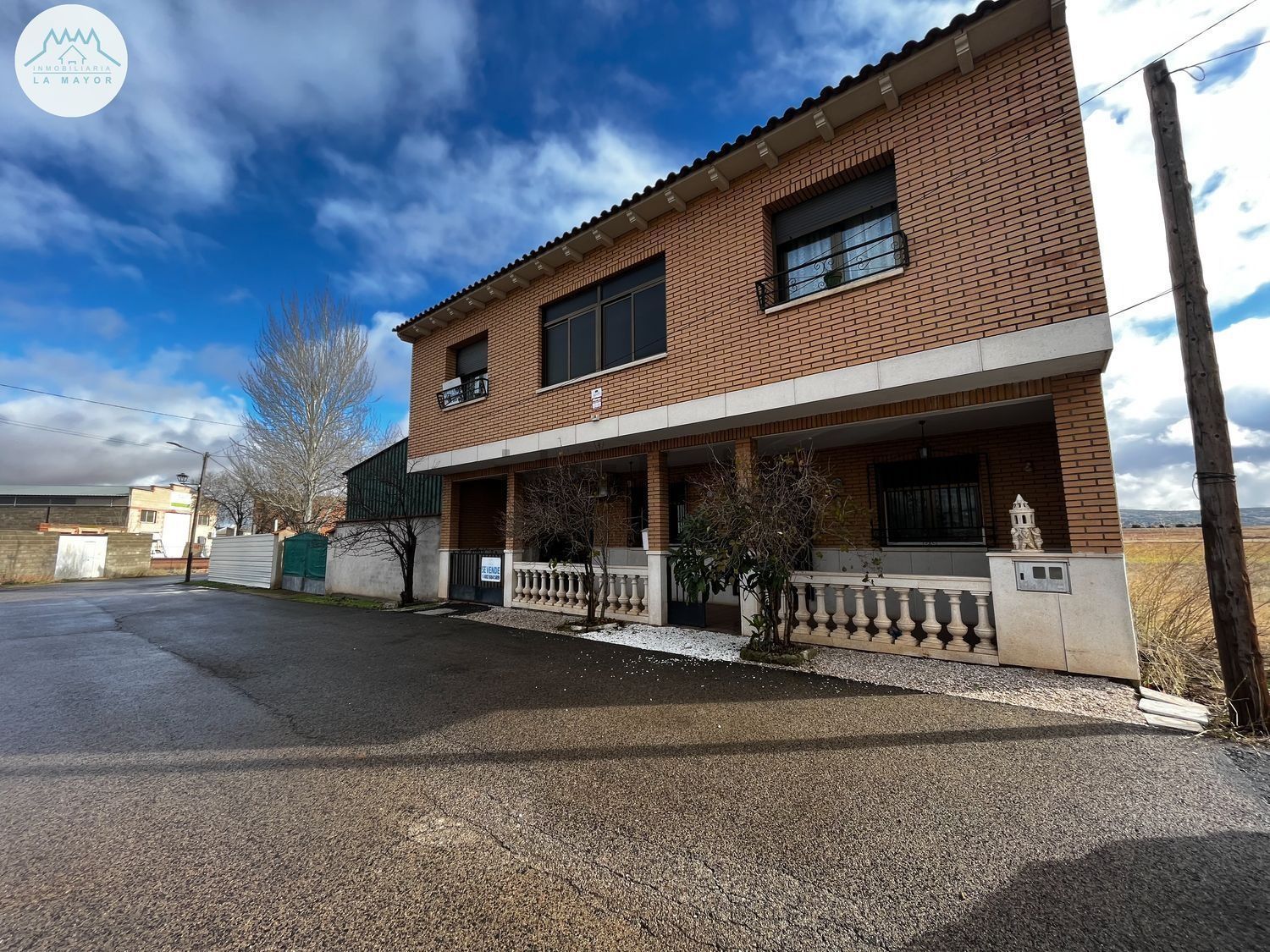 Vista exterior de Casa o chalet en venta en Pozuelo de Calatrava con Aire acondicionado, Jardín privado y Terraza