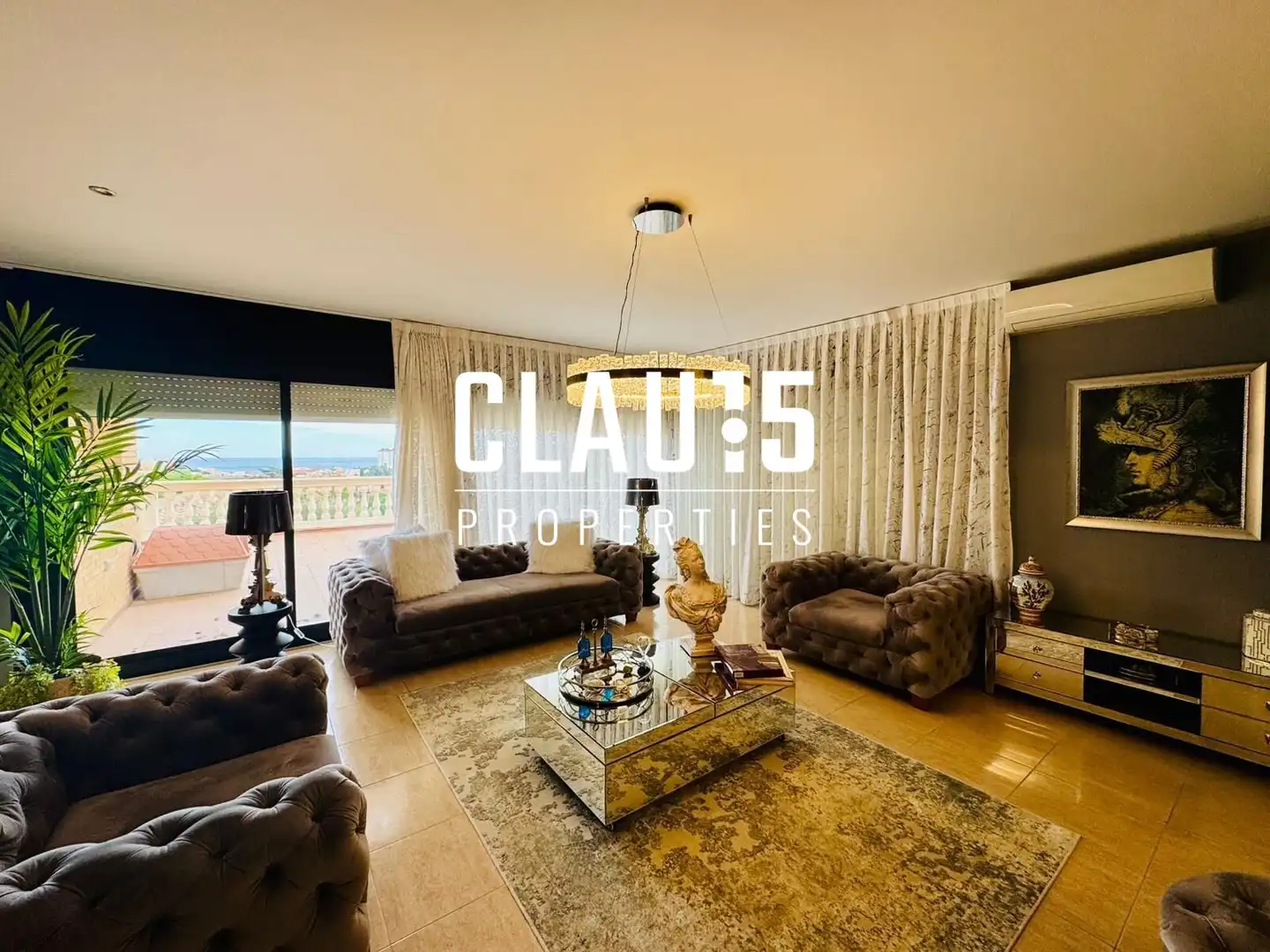 Sala de estar de Casa o chalet en venta en Canet de Mar con Jardín privado, Terraza y Piscina