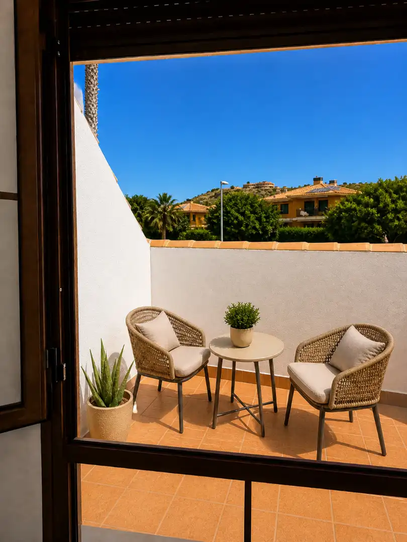 Terrace of Detached homes for sale in Mutxamel  with Air Conditioner, Heating and Private garden
