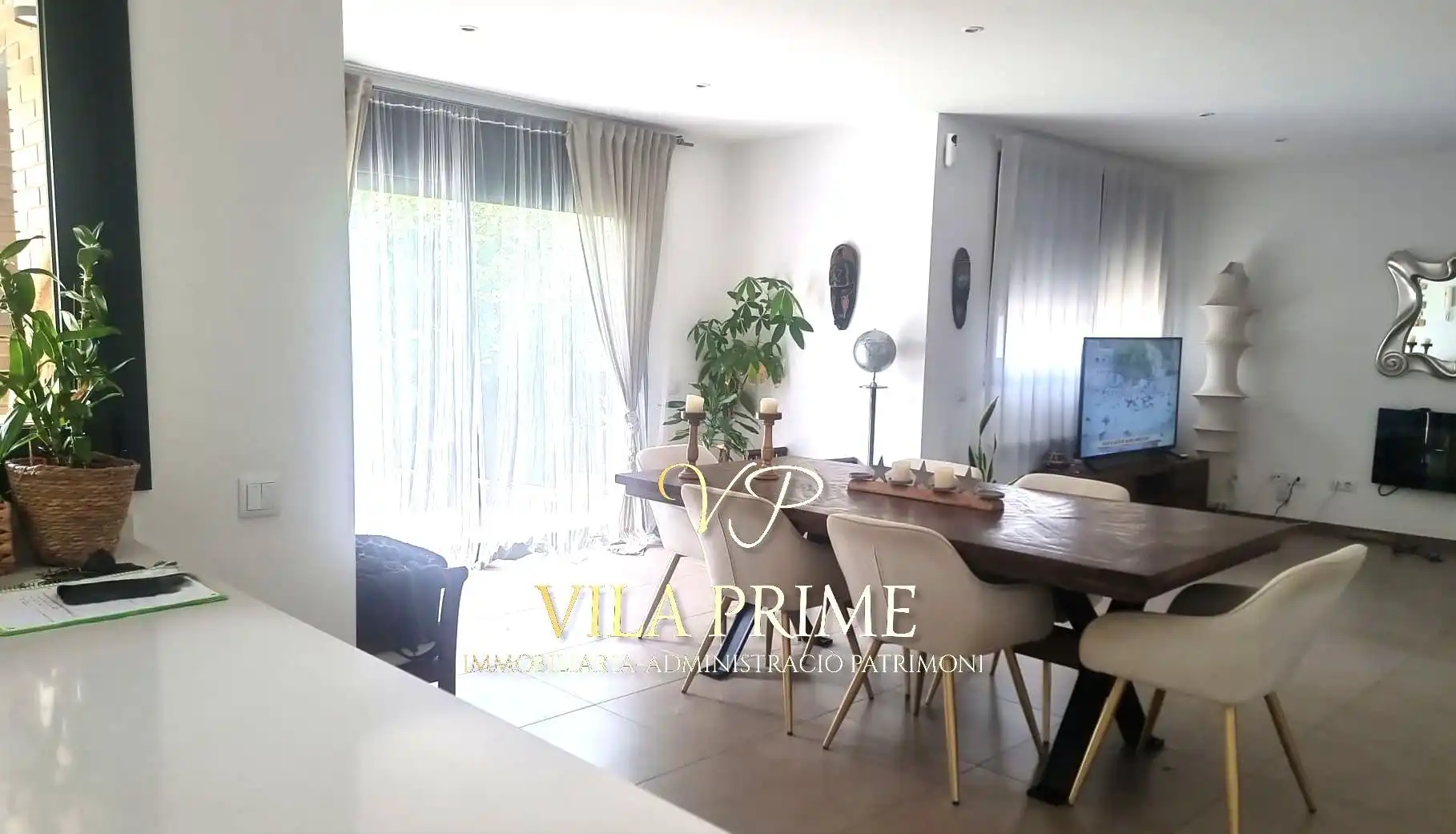 Sala d'estar de Casa o xalet de lloguer en Cabrera de Mar amb Aire condicionat, Calefacció i Jardí privat