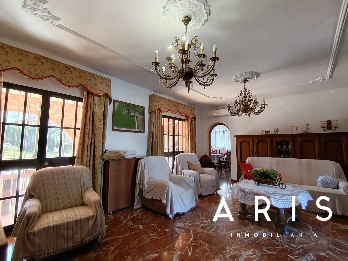 Living room of Houses for sale in Alhaurín de la Torre  with Air Conditioner, Heating and Private garden