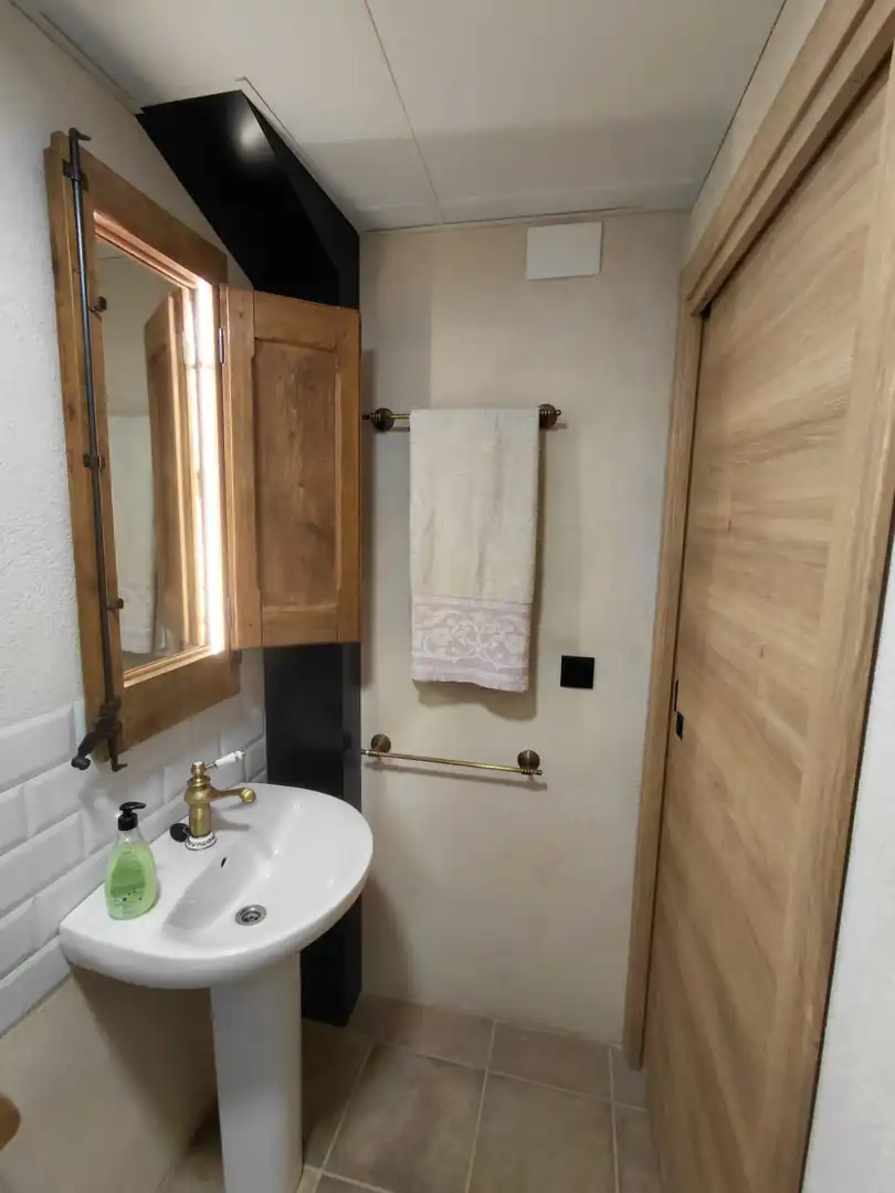 Bathroom of Houses for rent in Mazaleón  with Air Conditioner, Heating and Furnished