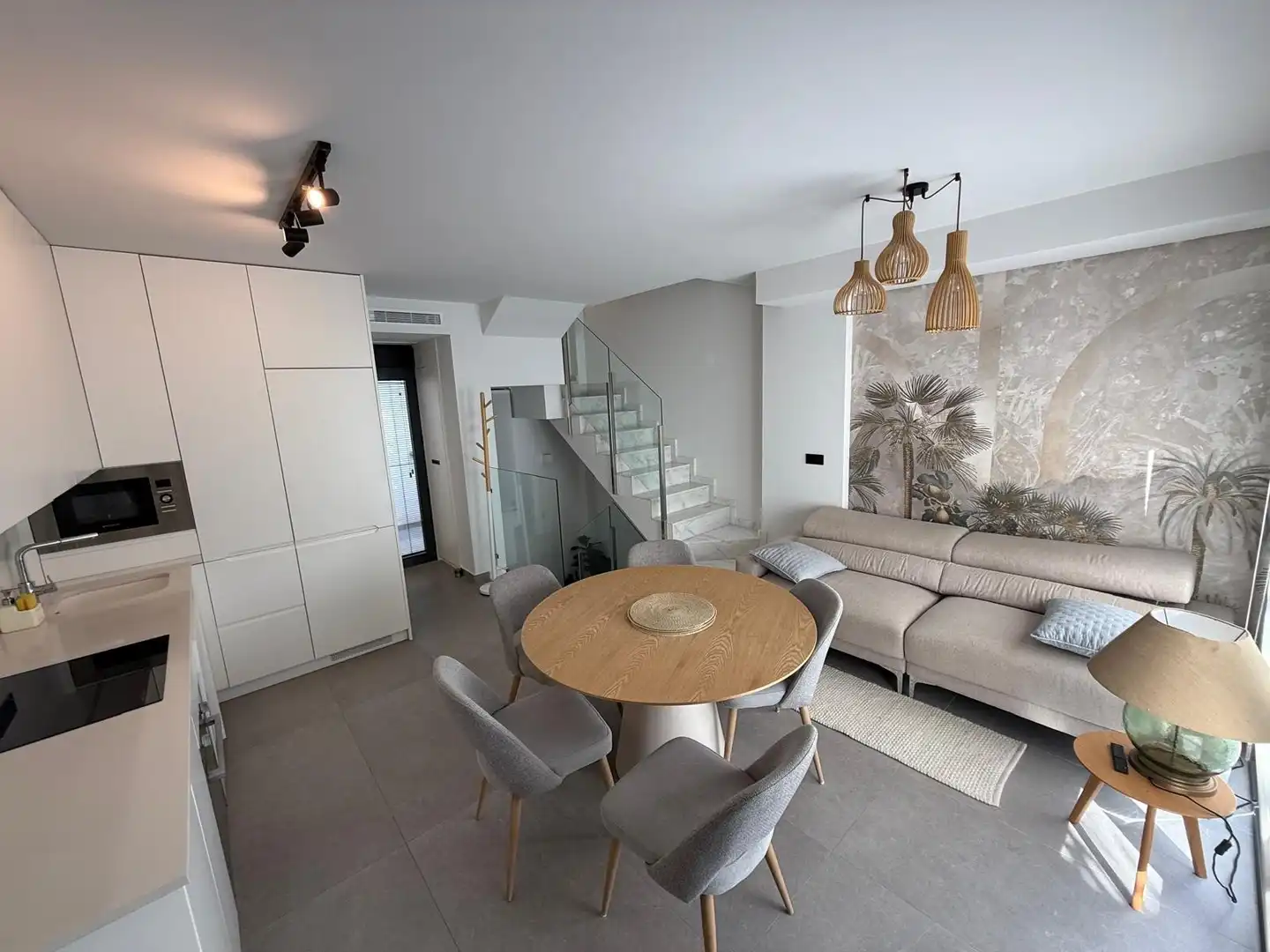 Sala de estar de Casa o chalet en venta en Guardamar del Segura con Aire acondicionado, Jardín privado y Terraza