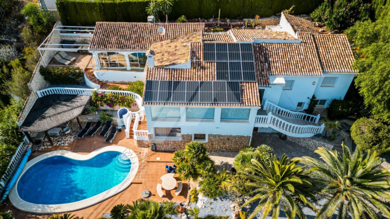 Exterior view of House or chalet for sale in Moraira  with Air Conditioner, Heating and Private garden