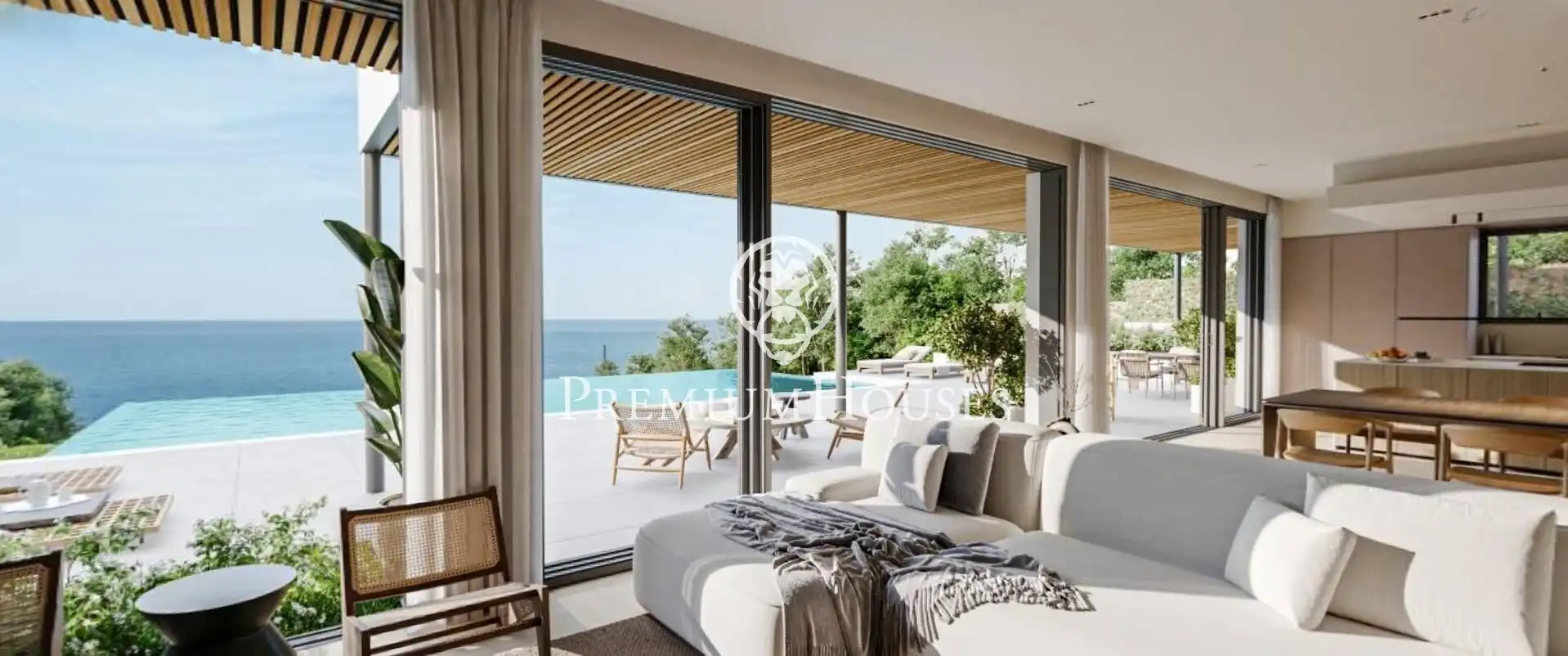 Terrace of Houses for sale in Sant Andreu de Llavaneres  with Air Conditioner, Heating and Private garden