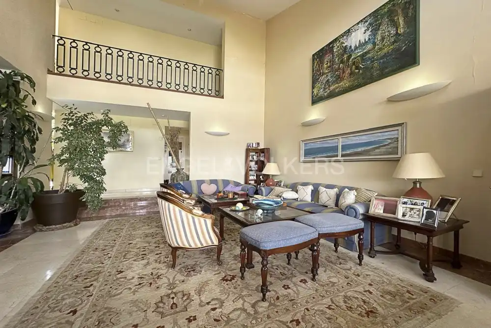 Sala de estar de Finca rústica en venta en Ciudalcampo con Aire acondicionado, Calefacción y Jardín privado