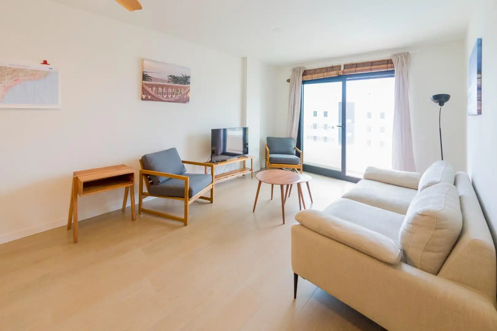 Sala de estar de Apartamento en venta en Castellón de la Plana / Castelló de la Plana con Aire acondicionado, Terraza y Trastero