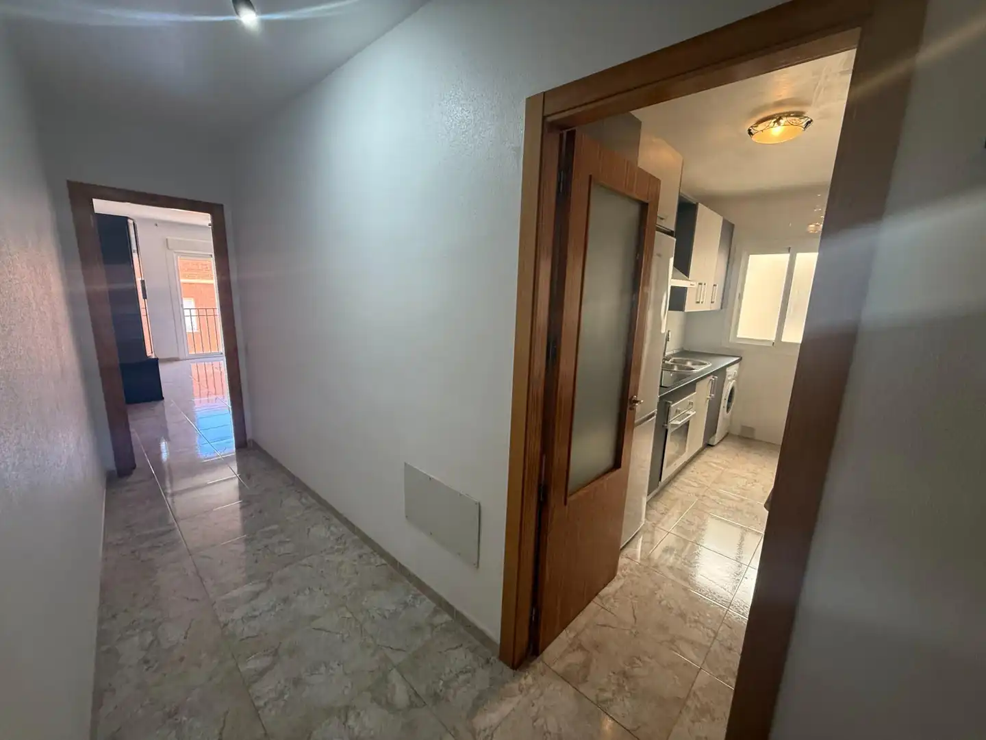 Küche von Wohnung zum Verkauf in Almería mit Klimaanlage, Möbliert und Balkon