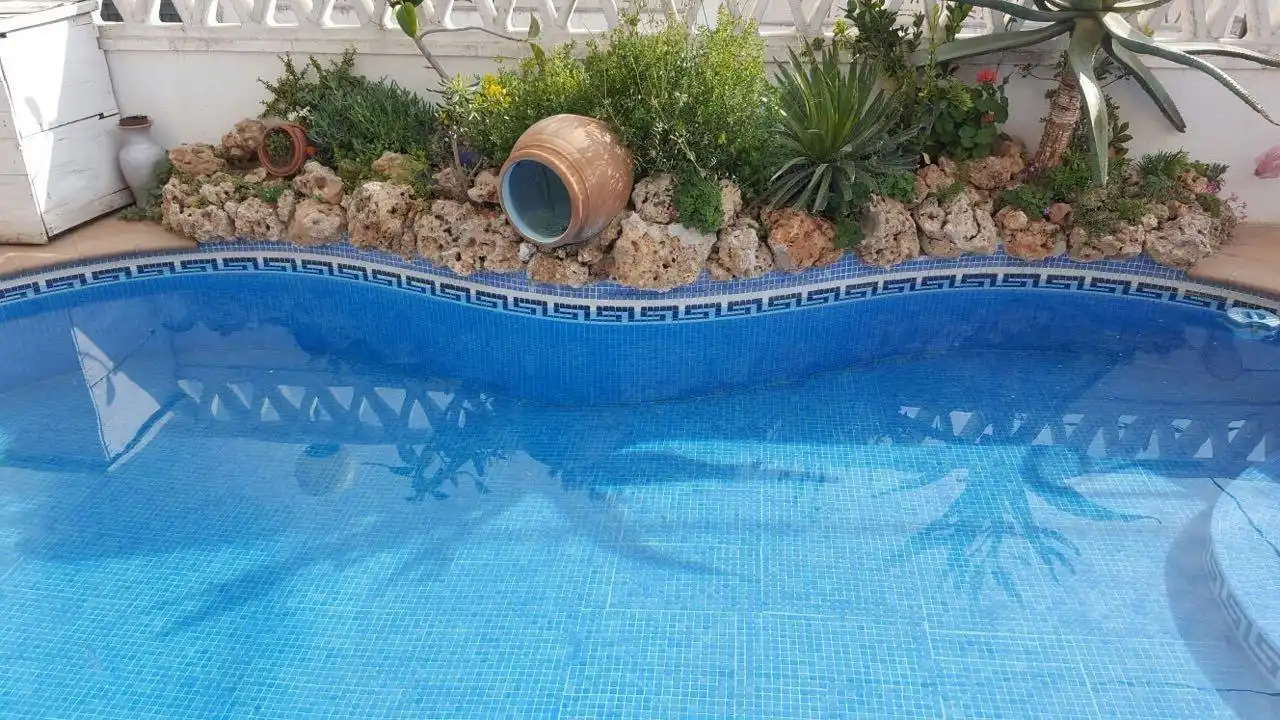Swimming pool of Houses for sale in Calafell  with Storage room and Swimming Pool