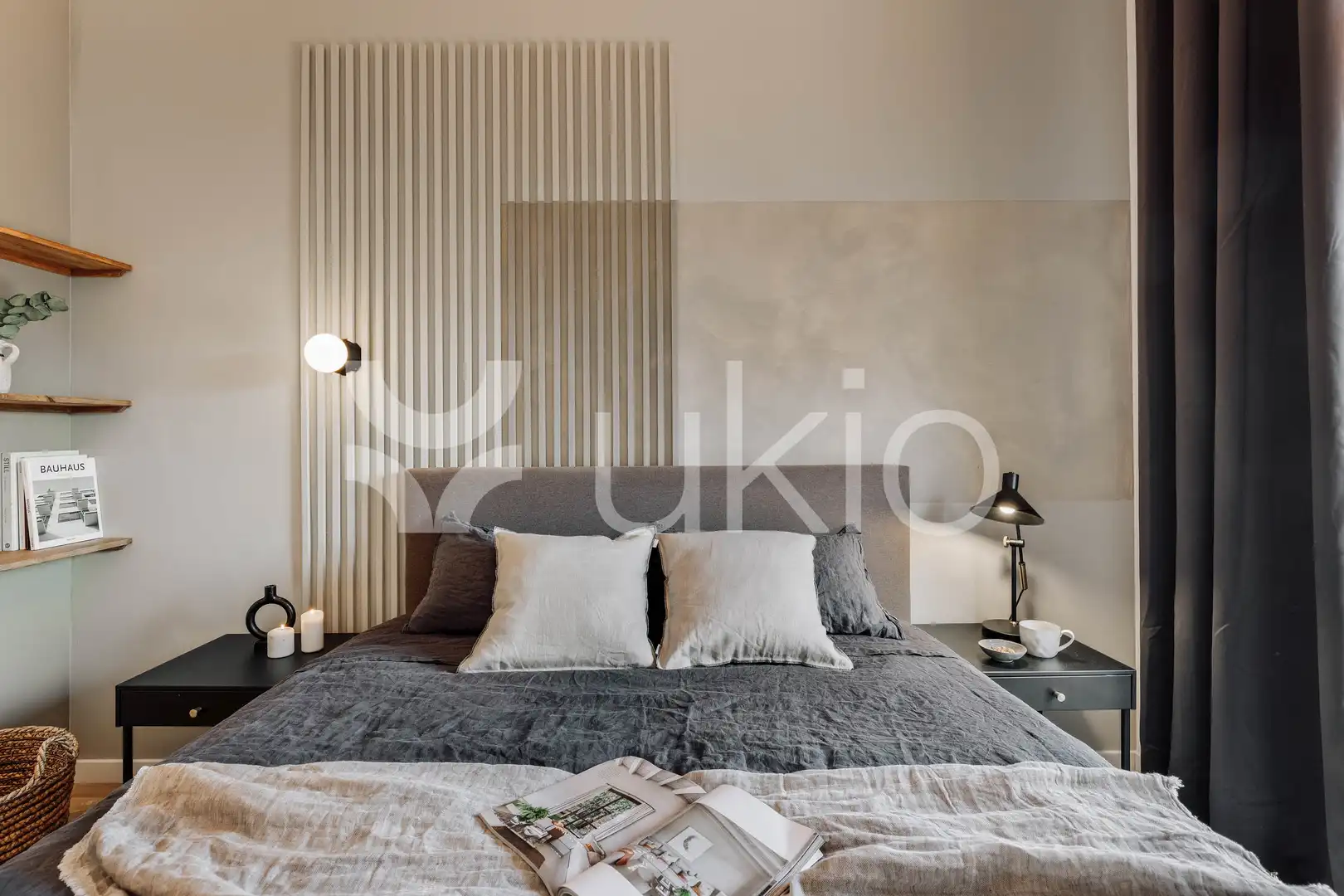 Habitación de Apartamento de alquiler en Barcelona con Aire acondicionado, Calefacción y Amueblado