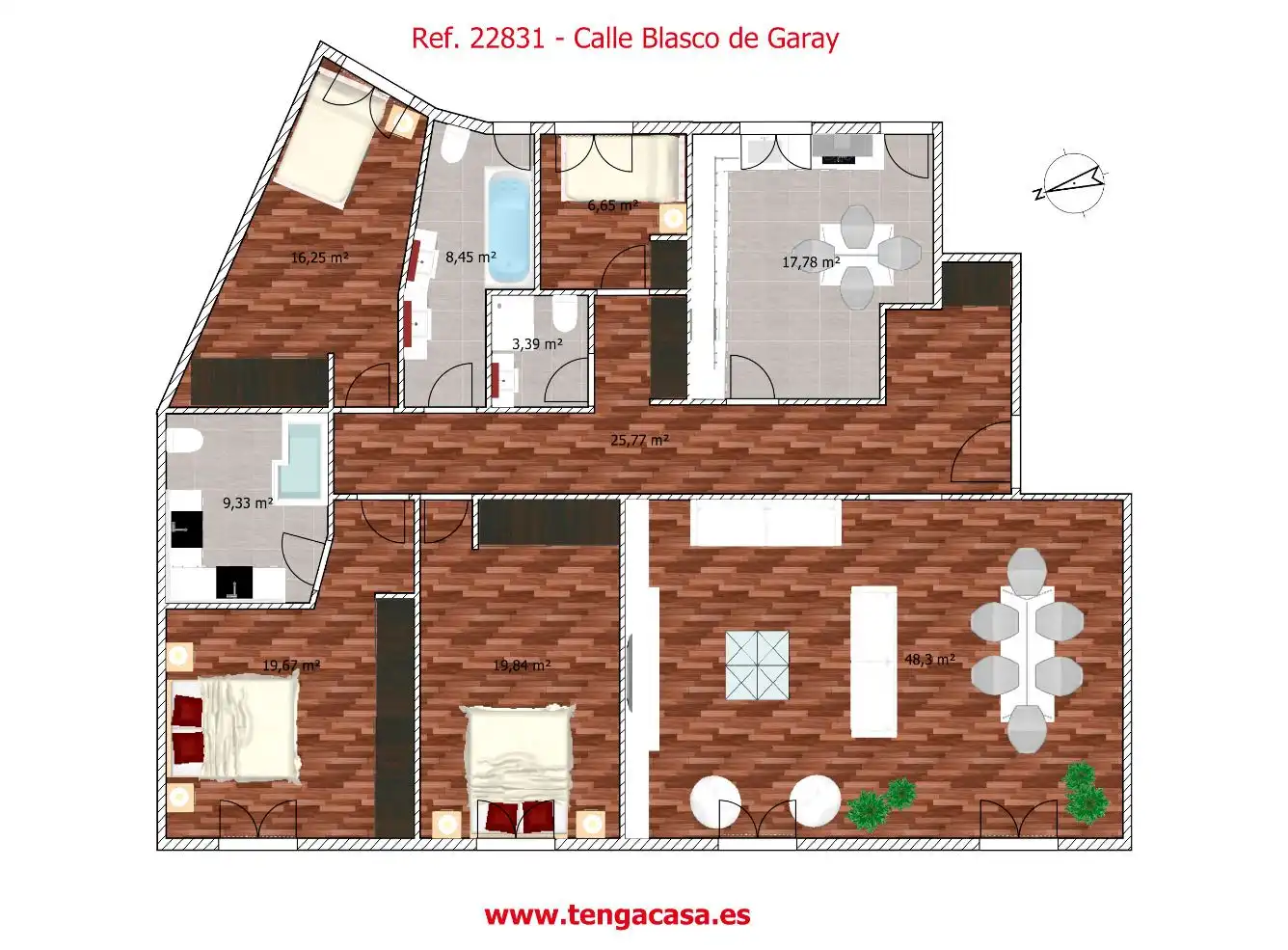 Flat for rent in Calle de Blasco de Garay, 100, Vallehermoso