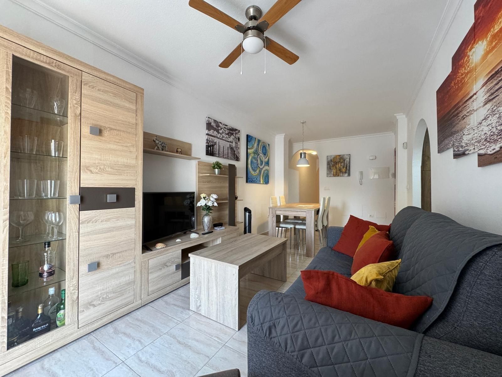 Sala d'estar de Apartament en venda en Mijas amb Balcó