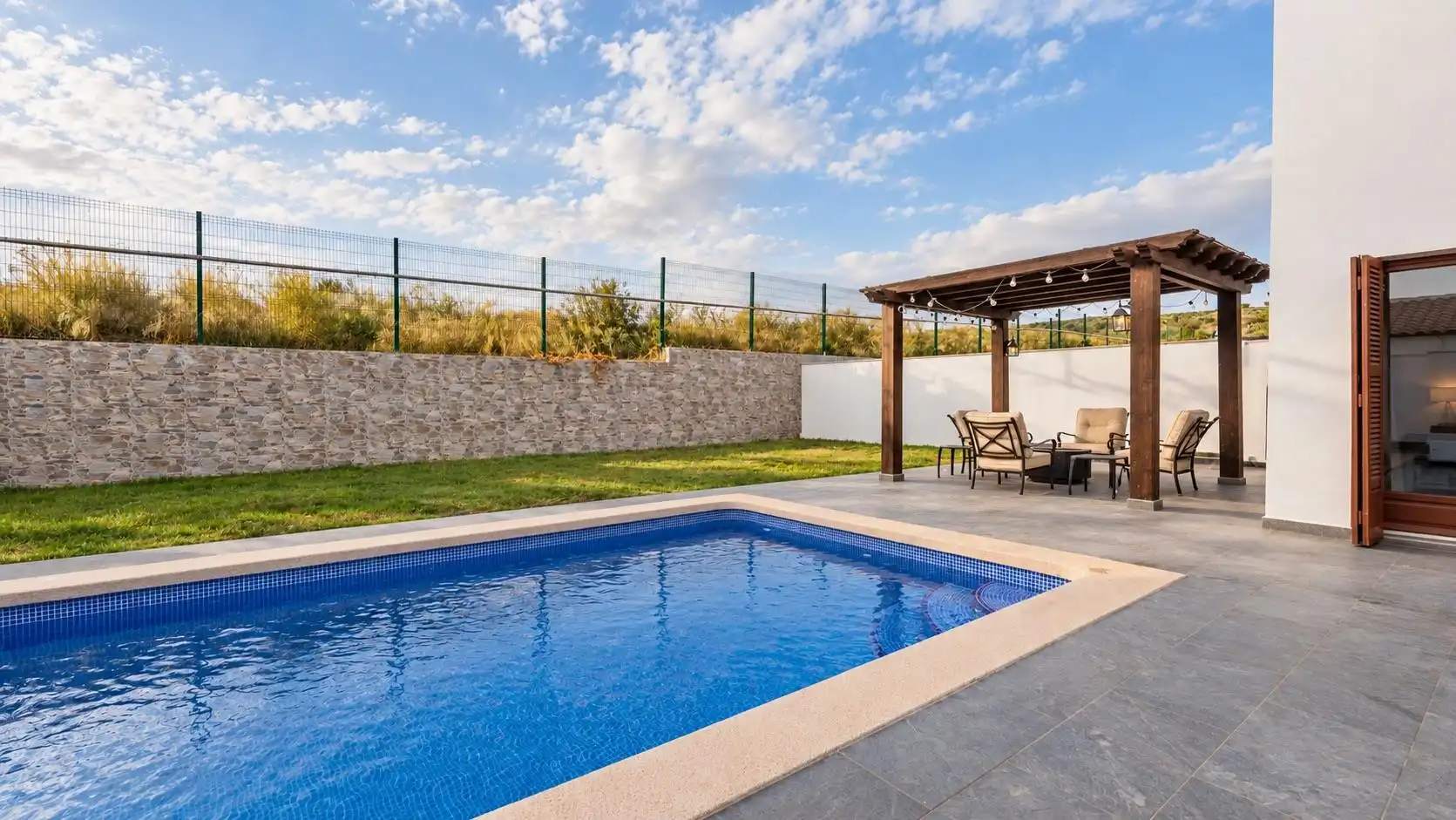 Piscina de Casa o xalet en venda en Campo de Murcia