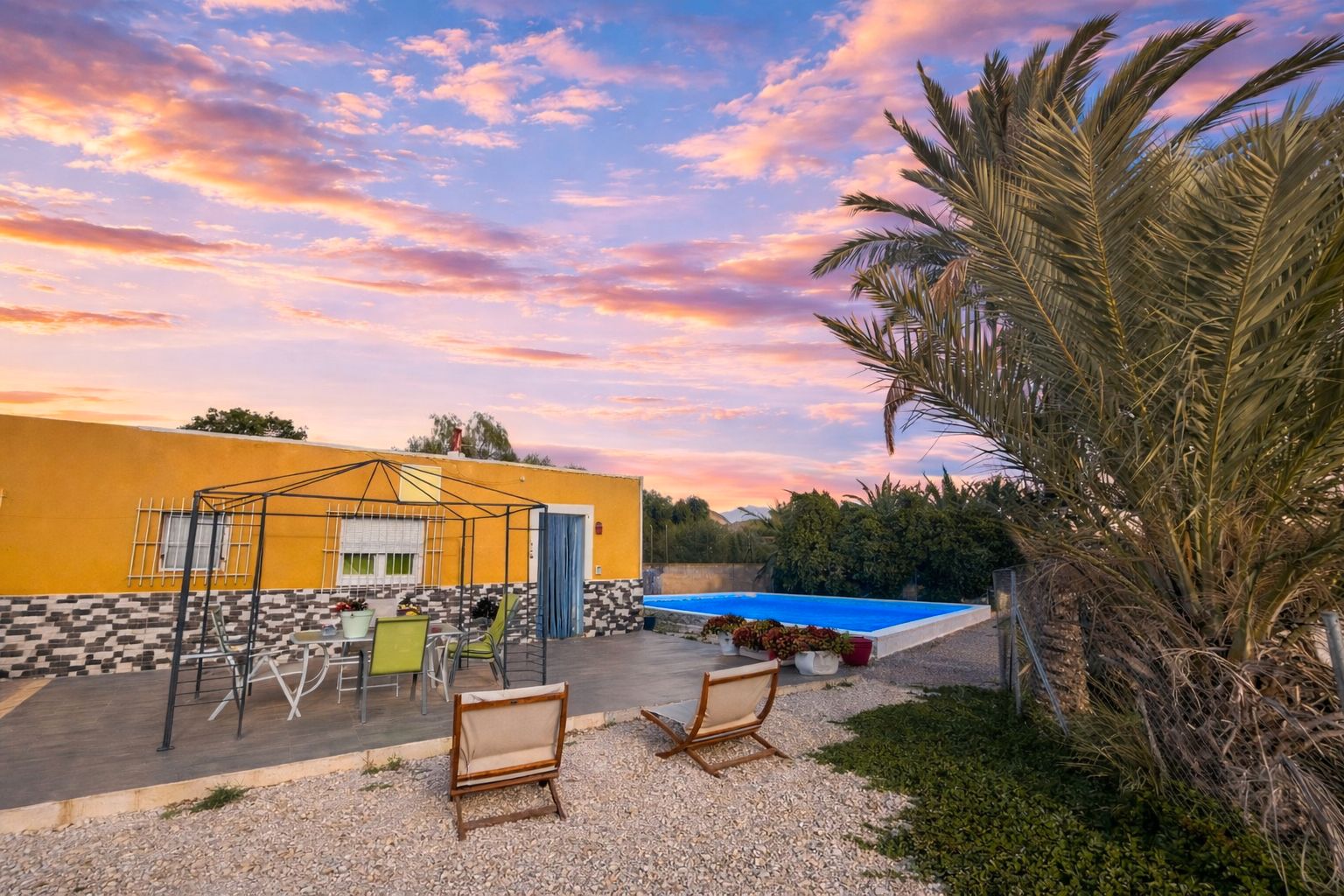 Piscina de Casa o chalet en venta en Alicante / Alacant con Aire acondicionado, Jardín privado y Parquet