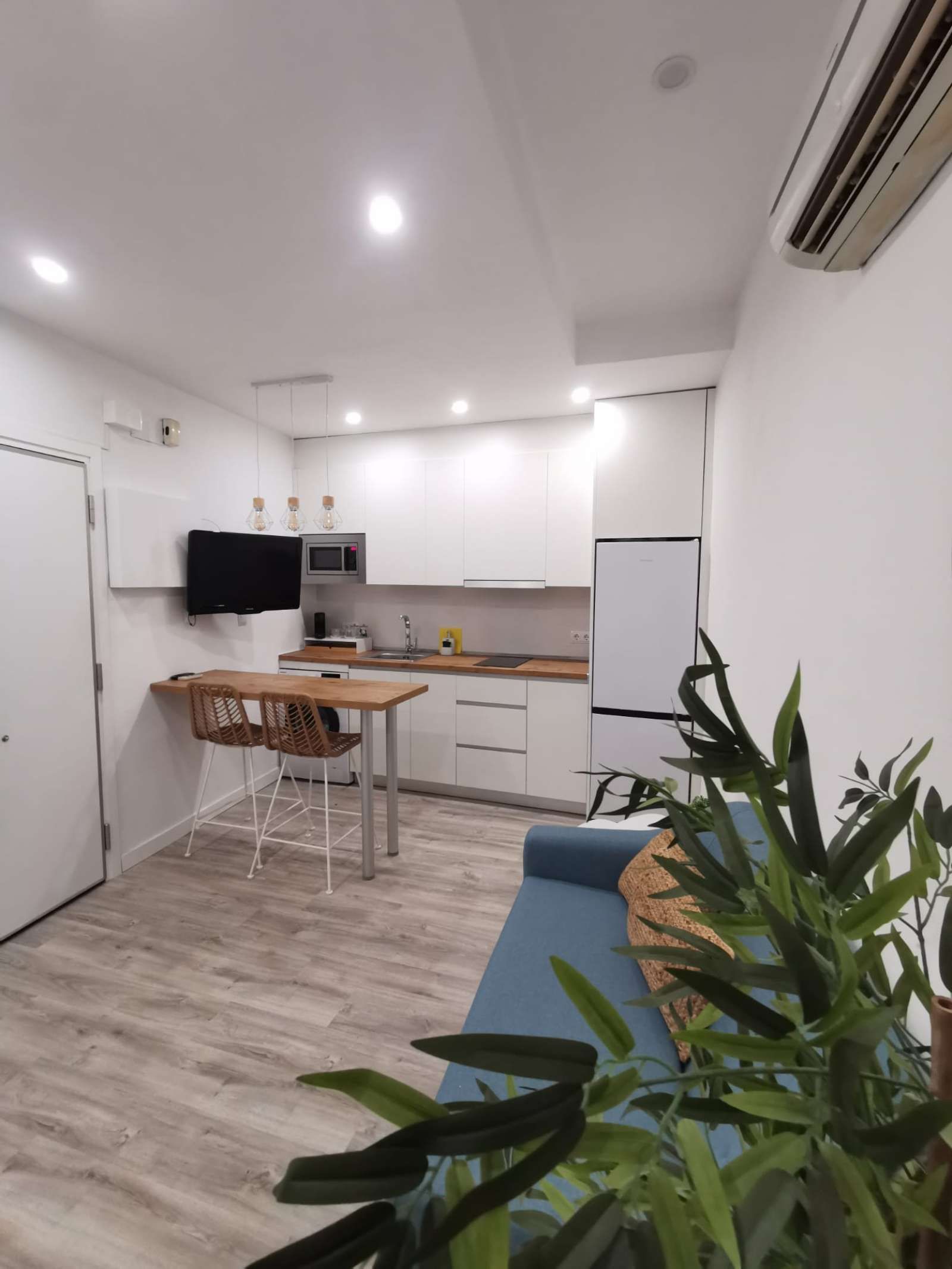 Cuina de Estudi per a compartir en  Madrid Capital amb Aire condicionat i Terrassa