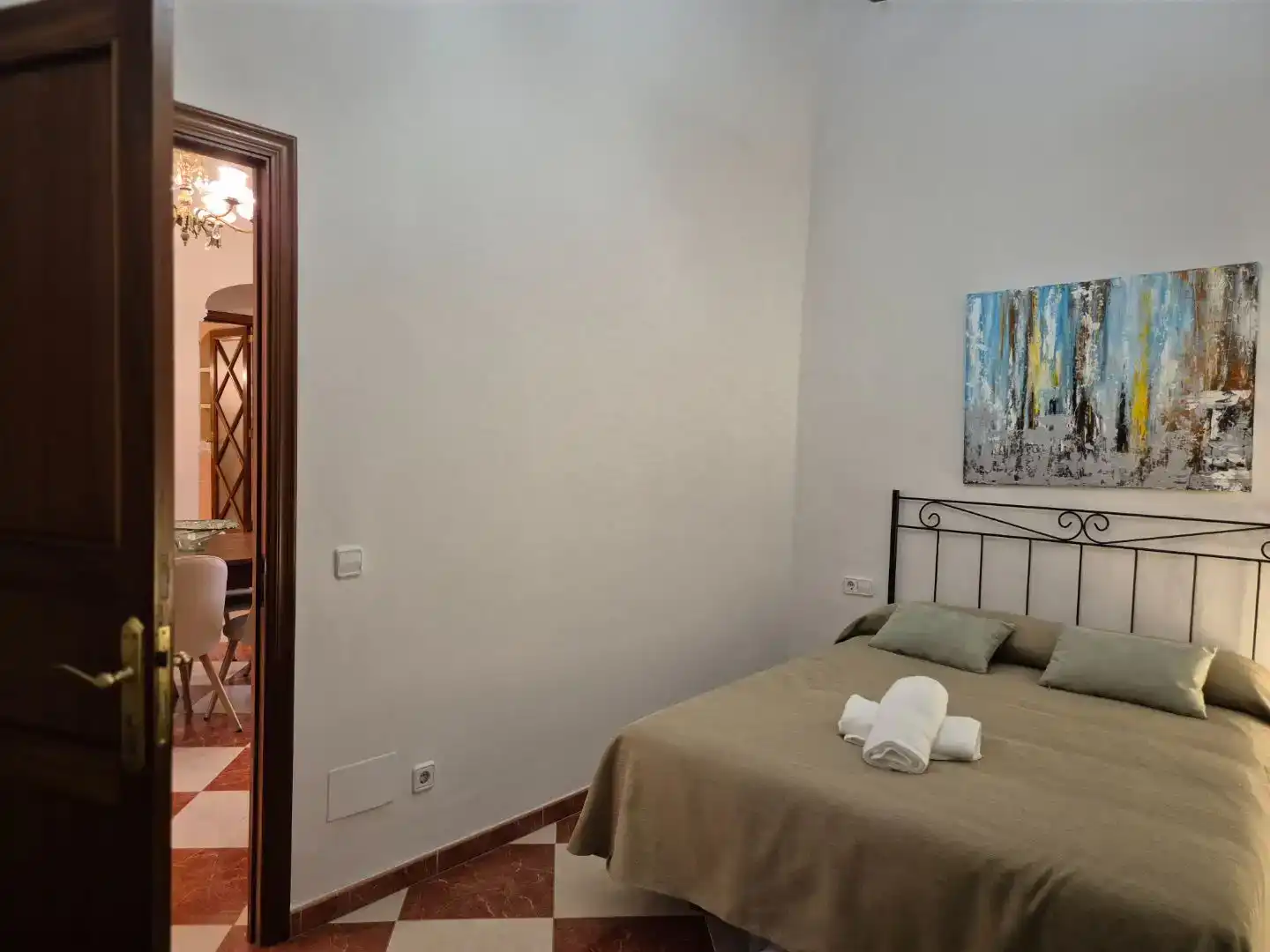Dormitori de Casa adosada de lloguer en Ariany amb Aire condicionat, Jardí privat i Traster