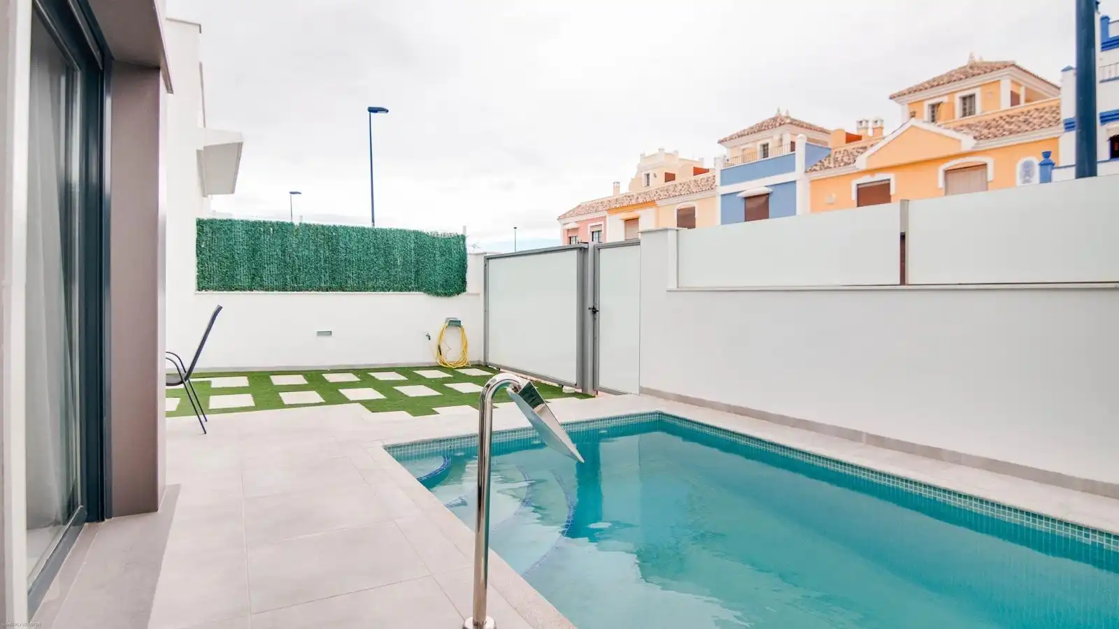 Piscina de Casa o xalet en venda en San Javier amb Aire condicionat, Calefacció i Jardí privat